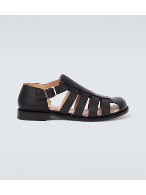 Sandale din piele Loewe negru