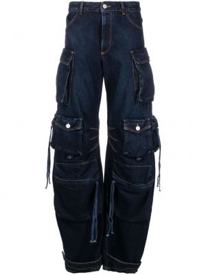 Skinny jeans ausgestellt The Attico blau