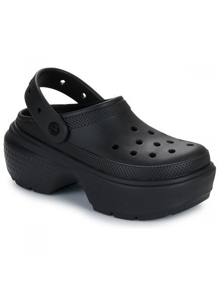 Černé pantofle Crocs