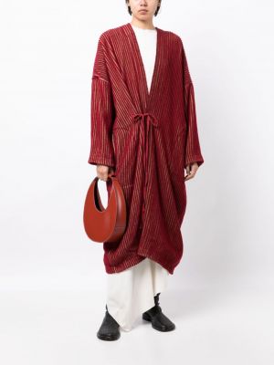 Mantel mit v-ausschnitt Uma Wang rot