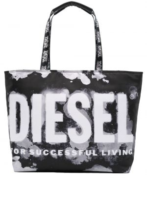 Τσάντα shopper με σχέδιο Diesel