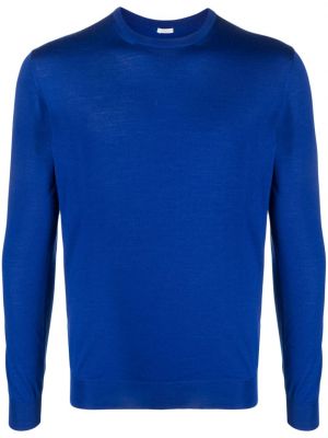 Пуловер с кръгло деколте Malo синьо