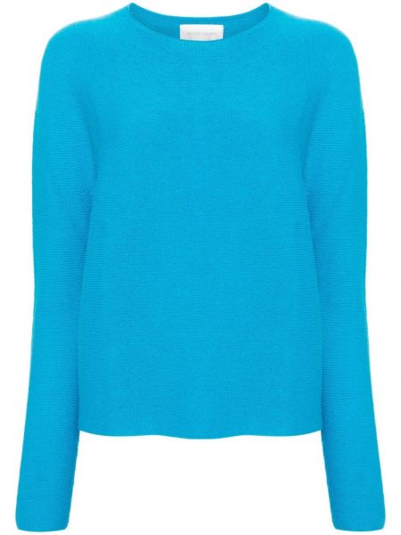 Sweter wełniany Christian Wijnants niebieski