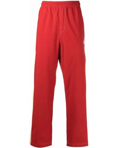 Pantalones de chándal Stussy rojo