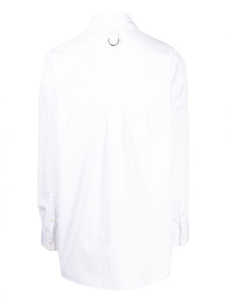 Bavlněná košile Tibi bílá