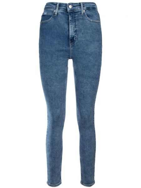 Skinny jeans Calvin Klein blå