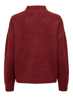 Jantárový sveter Only červená