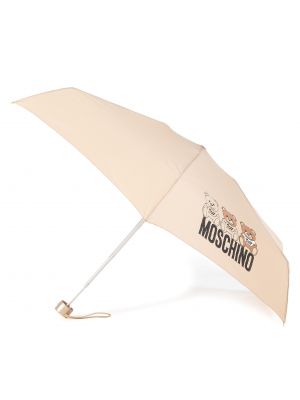 Parasol Moschino - beżowy