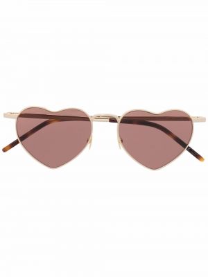 Hjertemønster briller Saint Laurent Eyewear gull