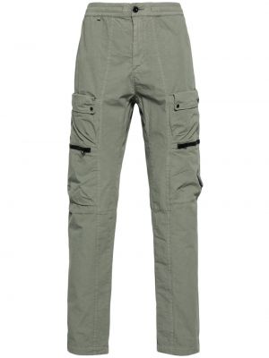 Памучни карго панталони C.p. Company зелено