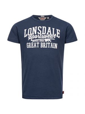 Slim fit póló Lonsdale kék