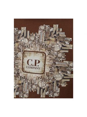 Sudadera con capucha de algodón C.p. Company marrón