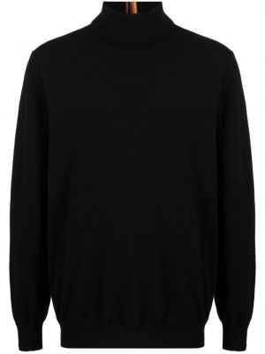 Пуловер на райета Paul Smith черно