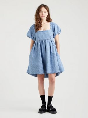 Mini šaty Levi's modrá