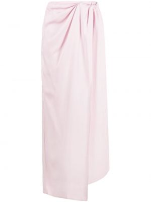 Ασύμμετρη φούστα Christopher Esber ροζ