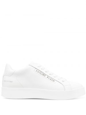 Deri sneaker Philipp Plein beyaz