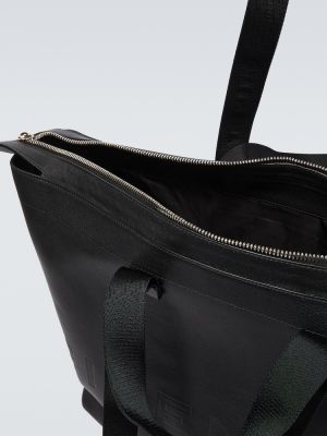 Kožená nákupná taška Givenchy čierna
