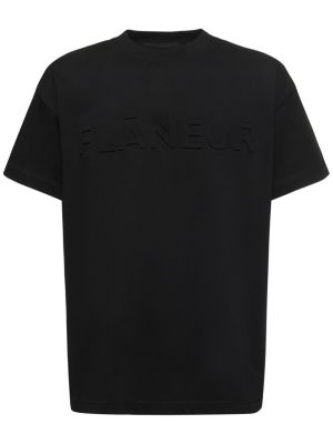 Koszulka bawełniana Flâneur czarna