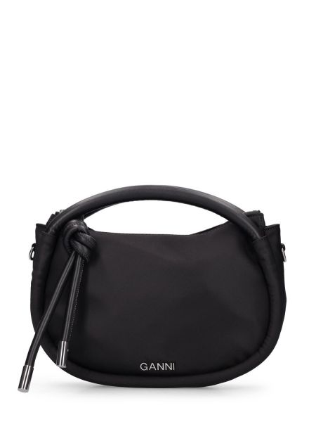 Чанта Ganni черно