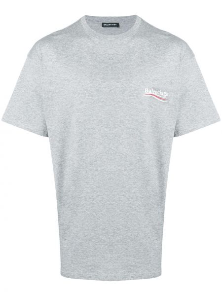 Тениска Balenciaga сиво