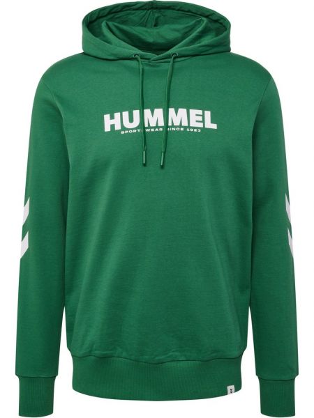Bluza z kapturem Hummel zielona