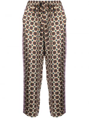 Pantalones con estampado con estampado geométrico Pierre-louis Mascia