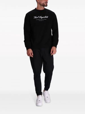 Jersey sweatshirt mit print Karl Lagerfeld schwarz