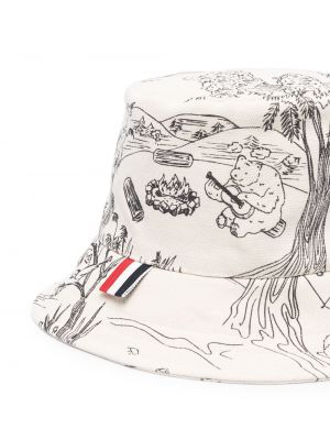 Sombrero con estampado Thom Browne