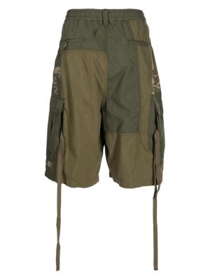Cargo shorts aus baumwoll Mastermind World grün