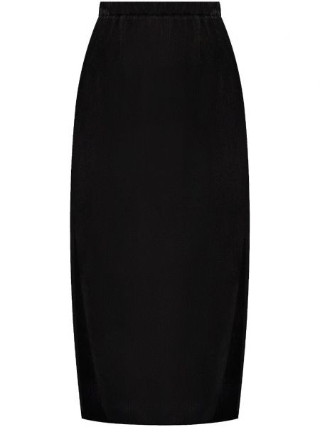 Krepové midi sukně Forte Forte černé