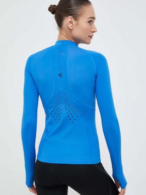 Блуза с дълъг ръкав Adidas By Stella Mccartney синьо