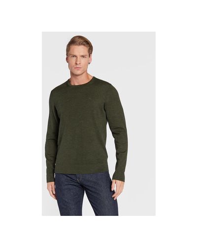 Pulover de lână Calvin Klein - verde