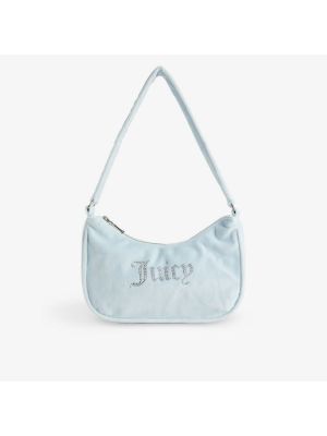Велюровая сумка со стразами Juicy Couture
