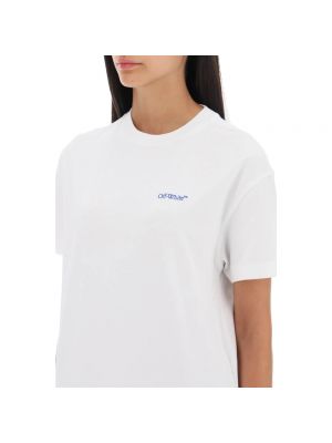 Camiseta con bordado Off-white blanco