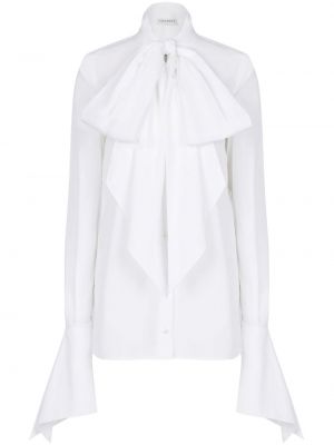 Βαμβακερό πουκάμισο Nina Ricci λευκό