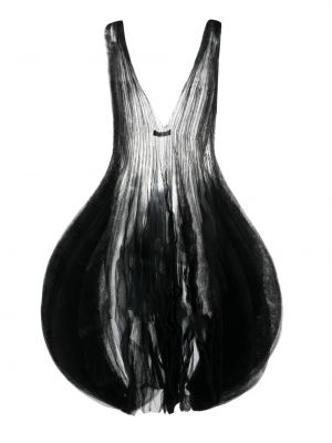 Przezroczysta sukienka koktajlowa Rundholz czarna