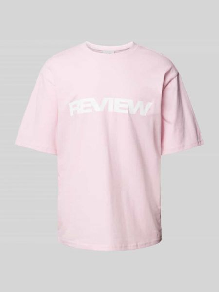 Koszulka Review różowa