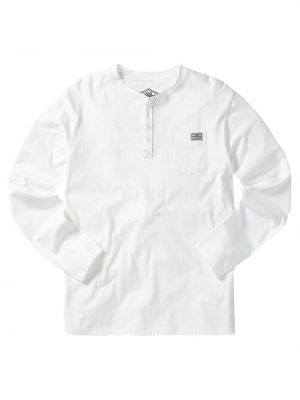 Классическая футболка с длинным рукавом с карманами Joe Browns белая