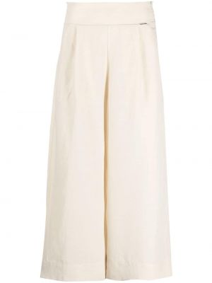 Pantaloni baggy Liu Jo beige