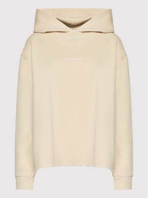 Sportinis džemperis Calvin Klein Curve smėlinė