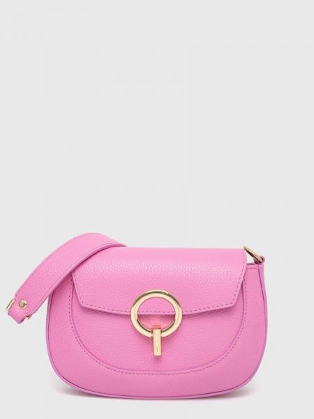 Bőr táska Answear Lab rózsaszín