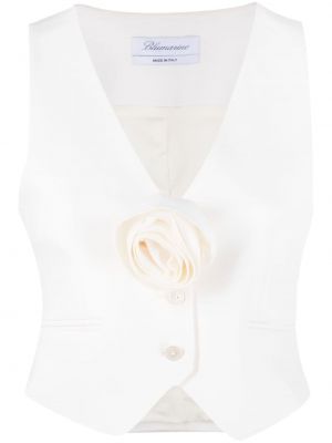 Květinová vesta Blumarine bílá