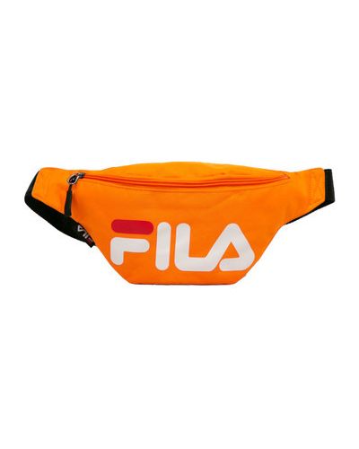 Pomarańczowa torba sportowa slim fit Fila