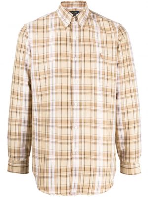 Pledinė medvilninė siuvinėta marškiniai Polo Ralph Lauren