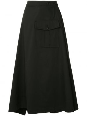 Asymetrické midi sukně Goen.j černé