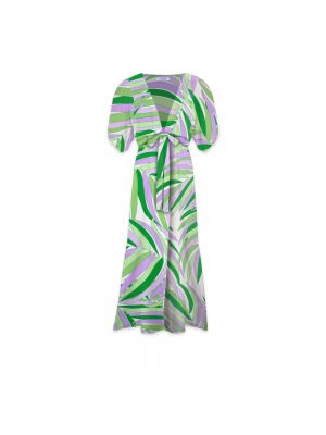 Sukienka długa Mc2 Saint Barth zielona