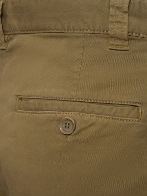 Shorts en coton Aspesi kaki