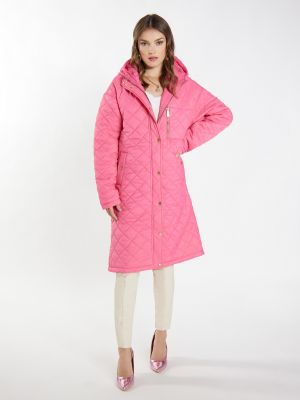 Παλτό Faina ροζ