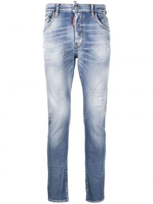 Smal skinny fit-jeans Dsquared2 blå