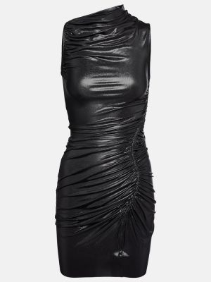 Sukienka z dżerseju Rick Owens czarna